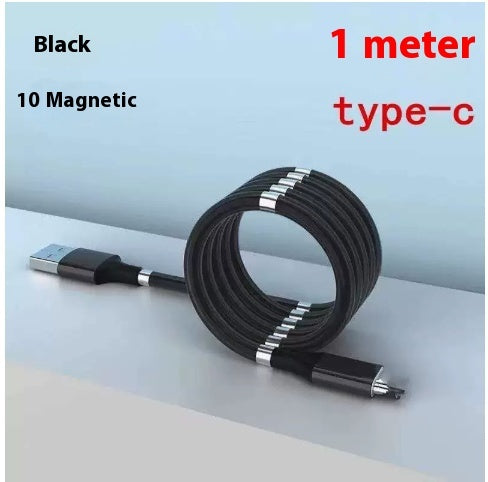 Travel Storage Data Cable Portable Magnetic Type-c Creative Car